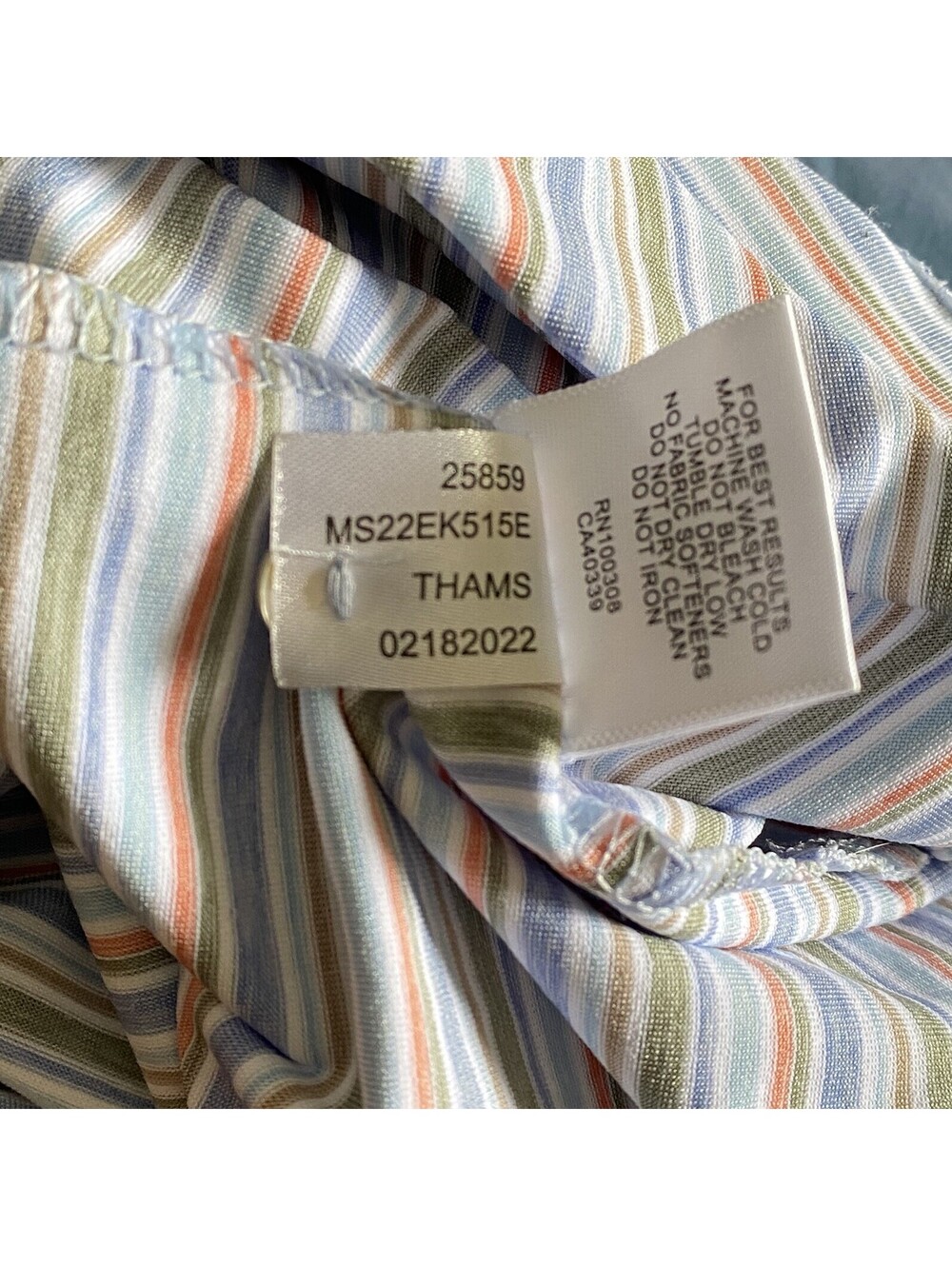 Peter Millar Crown Crafted Multicolor Striped Golf Polo Shirt - Size Large - Picture 10 of 10